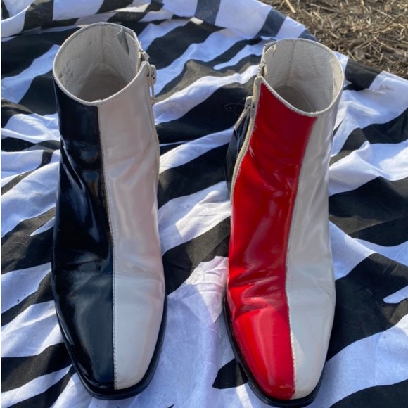 Hand painted Jeffrey Campbell boots - Picture 2 of 4